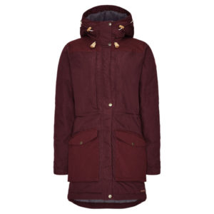 Fjällräven Singi Wool Padded Parka W - Dark Garnet - Naiset - S