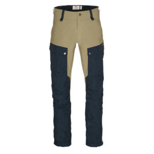 Fjällräven Keb Trousers M Long - Dark Navy-light Olive - Miehet - 48