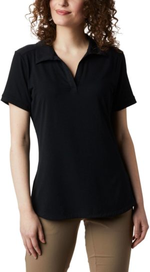 Women's Essential Elements Polo Musta XL