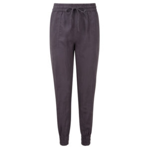 Tentree W Linen Thruline Pant - Periscope Grey - Naiset - M