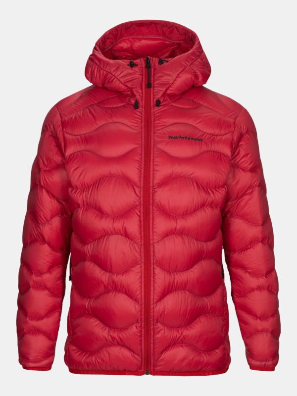 Helium Hood Jacket Men Punainen M