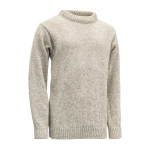 Devold Nansen Sweater Crew Neck - Grey Melange - Unisex - L