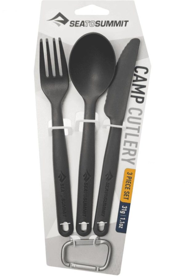 Polypropylene Cutlery Set Charcoal