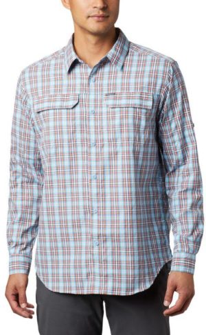 Silver Ridge 2.0 Plaid Long Sleeve Sininen / Punainen XXL