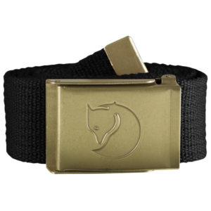 Fjällräven Canvas Brass Belt 4 Cm - Black - Unisex - OneSize