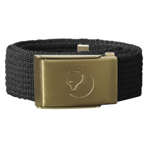 Fjällräven Kids Canvas Brass Belt - Dark Grey - Lapset - 1 Size