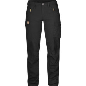 Fjällräven Nikka Trousers Curved W - Black - Naiset - 40