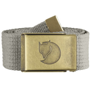 Fjällräven Canvas Brass Belt 4 Cm - Fog - Unisex - 1 Size