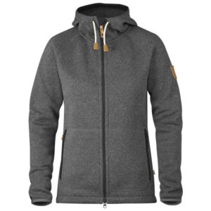 Fjällräven Övik Fleece Hoodie W - Dark Grey - Naiset - XS