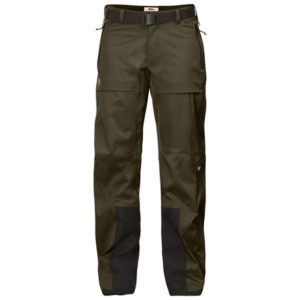 Fjällräven Keb Eco-shell Trousers W - Dark Olive - Naiset - S