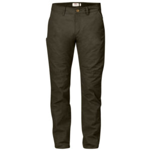 Fjällräven Sörmland Tapered Trousers M - Dark Olive - Miehet - 58