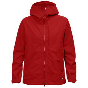 Fjällräven Abisko Eco-shell Jacket W - Red - Naiset - XS