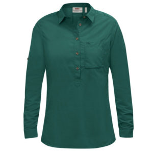 Fjällräven High Coast Shirt Ls W - Copper Green - Naiset - XXS