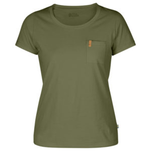 Fjällräven Övik T-shirt W - Green - Naiset - XS