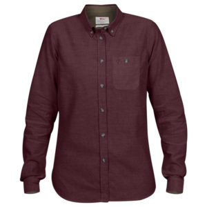 Fjällräven Övik Foxford Shirt Ls W - Dark Garnet - Naiset - M