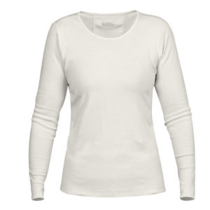 Fjällräven Övik Long Sleeve Top W - Eggshell - Naiset - XS