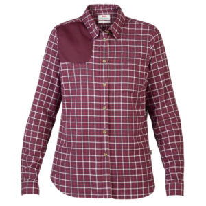 Fjällräven Sörmland Flannel Shirt Ls W - Dark Garnet - Naiset - XL