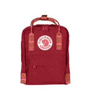 Fjällräven Kånken Mini - Deep Red-folk Pattern - Unisex - OneSize