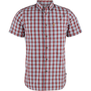 Fjällräven Övik Shirt Ss M - Deep Red - Miehet - M