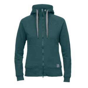 Fjällräven Greenland Zip Hoodie W - Frost Green - Naiset - XXS