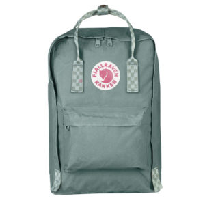 Fjällräven Kånken Laptop 15" - Frost Green-chess Pattern - Unisex - OneSize