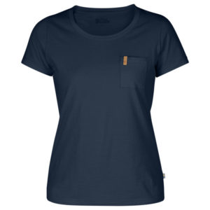 Fjällräven Övik T-shirt W - Navy - Naiset - XXS