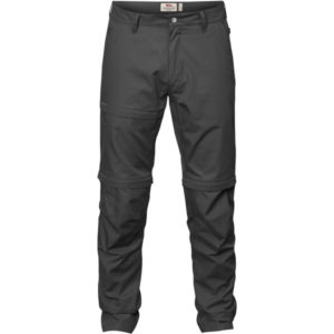 Fjällräven Travellers Zip-off Trousers M - Dark Grey - Miehet - 46