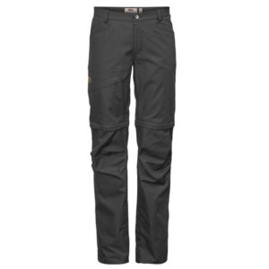 Fjällräven Daloa Shade Zip-off Trousers W - Dark Grey - Naiset - 44