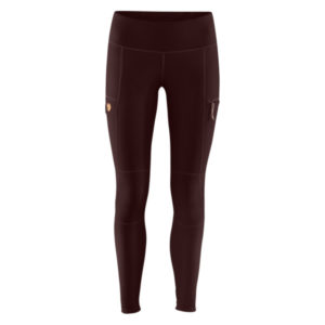 Fjällräven Abisko Trail Tights W - Dark Garnet - Naiset - L