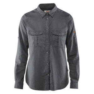 Fjällräven Övik Travel Shirt Ls W - Dusk - Naiset - XL