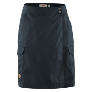 Fjällräven Övik Travel Skirt W - Dark Navy - Naiset - 42