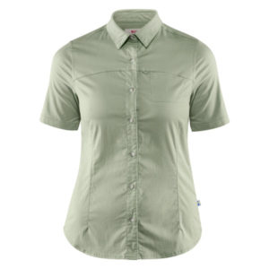 Fjällräven High Coast Stretch Shirt Ss W - Sage Green - Naiset - M