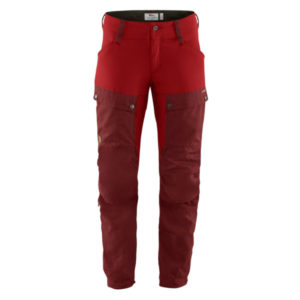 Fjällräven Keb Trousers W Reg - Ox Red-lava - Naiset - 38