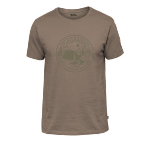 Fjällräven Lägerplats T-shirt M - Dark Sand - Miehet - XXL