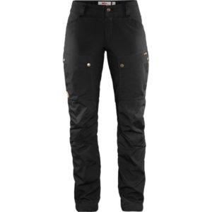 Fjällräven Keb Trousers Curved W Short - Black - Naiset - 42