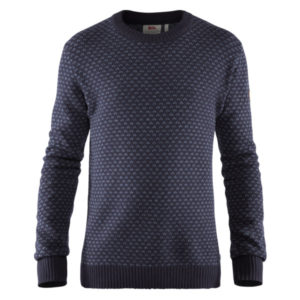 Fjällräven Övik Nordic Sweater M - Dark Navy - Miehet - S