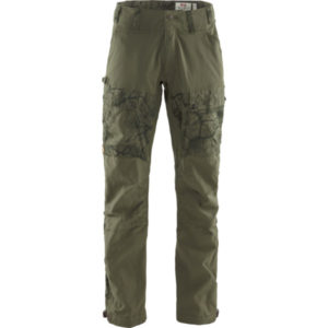 Fjällräven Lappland Hybrid Trousers M - Green Camo-laurel Green - Miehet - 44