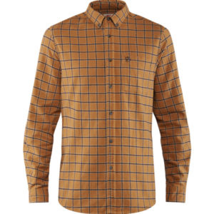 Fjällräven Övik Flannel Shirt M - Acorn - Miehet - M