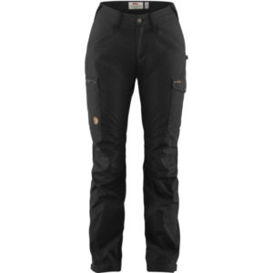 Fjällräven Kaipak Trousers Curved W - Black - Naiset - 36