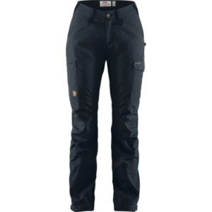 Fjällräven Kaipak Trousers Curved W - Dark Navy - Naiset - 38