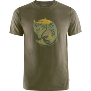 Fjällräven Arctic Fox T-shirt M - Dark Olive - Miehet - S