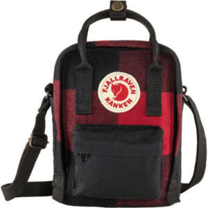 Fjällräven Kånken Re-wool Sling - Red-black - Unisex - OneSize