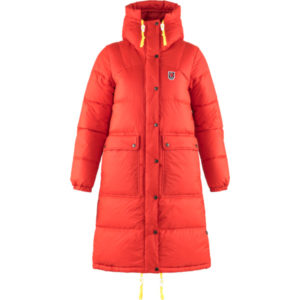 Fjällräven Expedition Long Down Parka W - True Red - Naiset - M