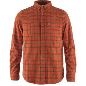 Fjällräven Övik Flannel Shirt M - Autumn Leaf - Miehet - L