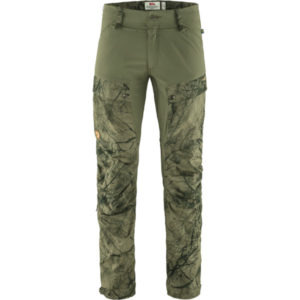 Fjällräven Keb Trousers M Long - Green Camo-laurel Green - Miehet - 60