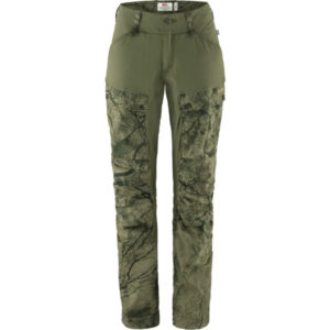 Fjällräven Keb Trousers W Reg - Green Camo-laurel Green - Naiset - 40