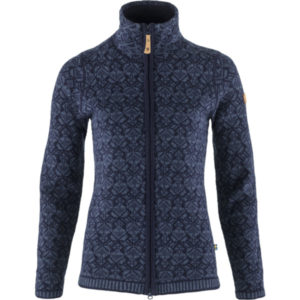 Fjällräven Snow Cardigan W - Dark Navy - Naiset - XS