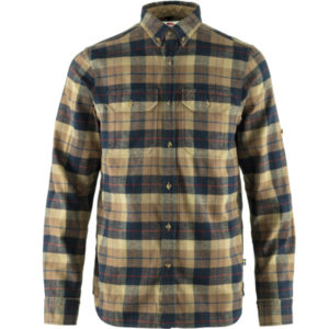 Fjällräven Singi Heavy Flannel Shirt M - Dark Sand - Miehet - XXL