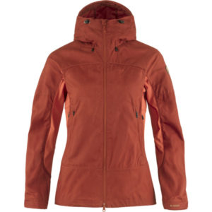 Fjällräven Abisko Lite Trekking Jacket W - Cabin Red-rowan Red - Naiset - XL