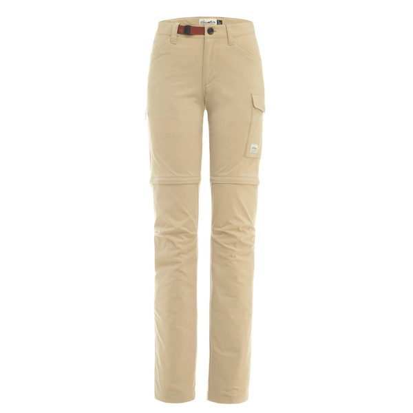 Tierra Correspondent Convertible Pant W - Sand Khaki - Naiset - 44